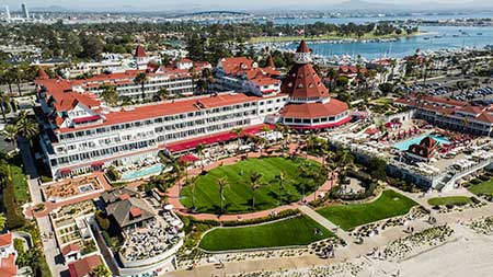 Hotel del Coronado, a San Diego landmark for many years can be enjoyed for free