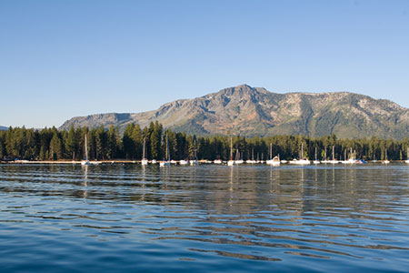 View of Lake Tahoe from Camp Richardson