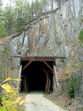 Mickelson trail tunnel photo by Jeff_Goetz