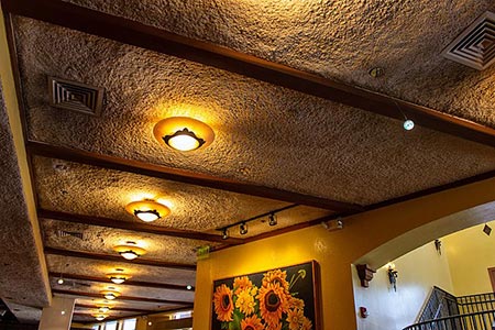 Tortilla Jo's restaurant ceiling