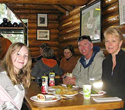 dining at Granlibakken Lodge in Lake Tahoe