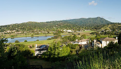 Mill Valley with Mt. Tamalpais photo by Frank Schulenburg